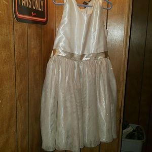 Gold and glitter dress